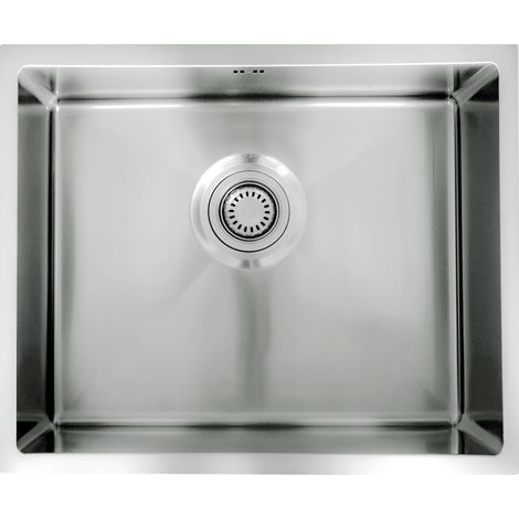 Essebagno Luisa Fregadero 1 seno 55x45 en acero inoxidable