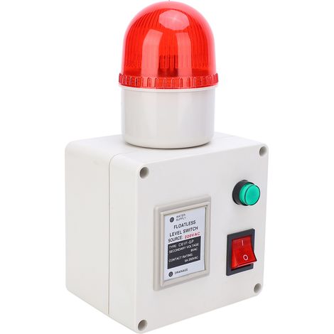 Capteur de Niveau d'Eau Bas avec Alarme Sonore 90dB et Silencieux, Contrôleur de Manque d'Eau, Prise EU, AC220V (1/5)