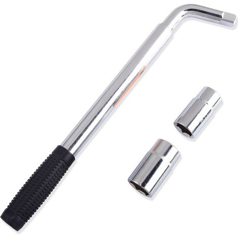 Chiave a perno telescopica universale da 35,6 a 50,8 cm per auto e SUV con bussole standard CR-V da 17/19 e 21/22 mm (chiave per clacson) (1/4)