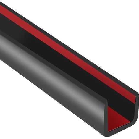 Selbstklebende Gummi-Kantenverkleidung 10mm U-Profil 6m (1/5)