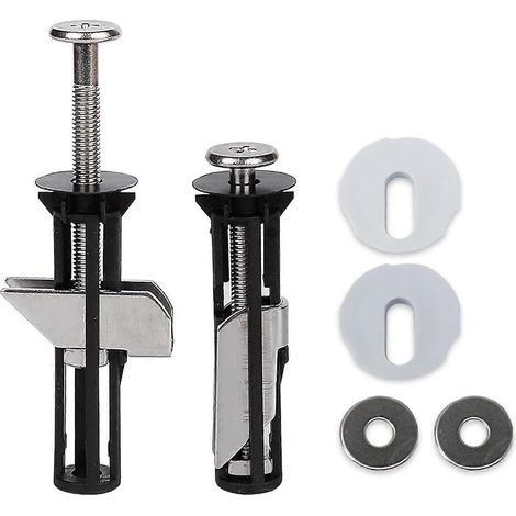 Universal Toilet Seat Bolts and Screws, Quick Release Hinge Fixing, Toilet Seat Replacement Kit, 2 Pieces, 5.51.2cm (1/4)