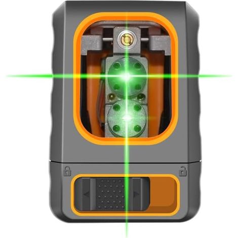 Niveau laser de nivellement automatique Crosshair, niveau de ligne de construction de bricolage de faisceau vert, outil de mesure laser horizontal et vertical ( Color : Green ) (1/4)