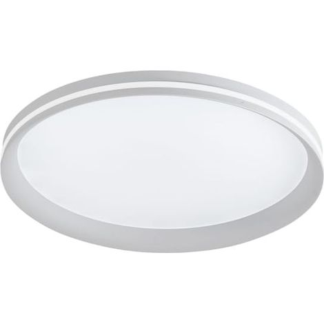 ISY - PLAFONNIER LED FABAS LUCE ALUMINIUM - LED INTÉGRÉE 52W IP20 BLANC 3788-65-102