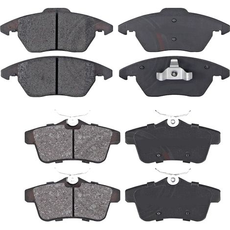KIT PASTIGLIE FRENO ANTERIORI E POSTERIORI compatibile con PORSCHE 911 CABRIOLET (997) / PASTIGLIE FRENANTI AUTO OEM P 65 015,P 65 008 / SOSTITUZIONE DIRETTA / BASSA POLVERE / SILENZIOSO (1/4)