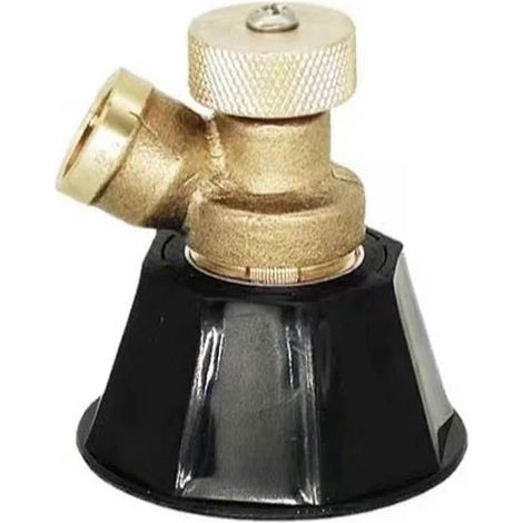 All-copper Adjustable Garden Irrigation Nozzle - High Pressure Atomization Nozzle For Garden Vegetable Irrigation (1/4)