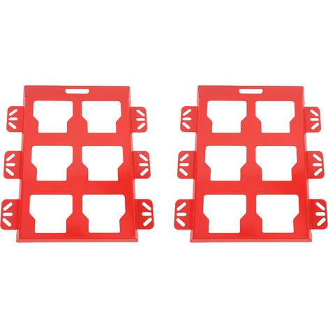 2 Kits de Rangement d'Outils Plaque de Fixation pour Packout Acier Inoxydable Revêtement Poudre Support Mural Base de Montage Packout (1/5)