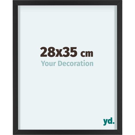 yd. - Cadre photo 28x35 - Noir - Aluminium - Virginia (1/5)