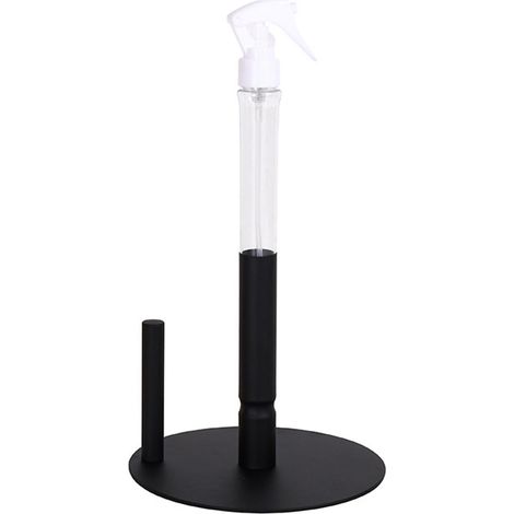 Porte-rouleau de papier essuie-tout en acier inoxydable avec buse de pulvérisation intégrée, adapté aux plans de travail de cuisine.-AquaForge (1/4)