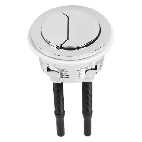 VURAHOME - 48mm galvanoplastie bouton de toilette à chasse d'eau à haute pression accessoires de toilette à chasse d'eau 2PCS (1/2)