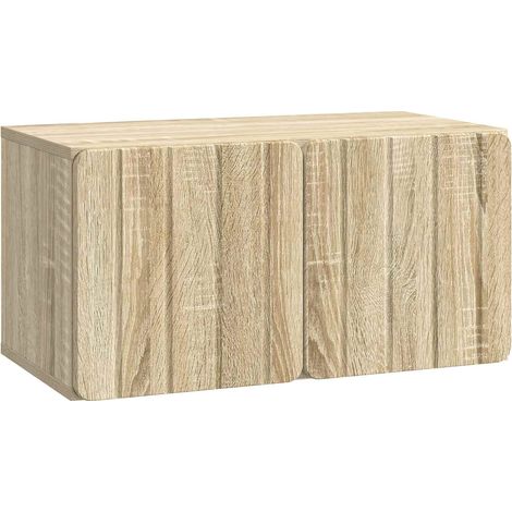 Mueble para TV de pared Roble 59,5 x 31 x 30 cm