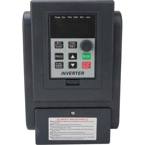 2.2kW Entrée monophasée 220V, sortie triphasée 380V Variateur de fréquence, convertisseur de moteur (1/4)