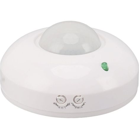 Interrupteur détecteur de mouvement PIR 110-240 V avec capteur radar, commande automatique pour lampe LED et éclairage, dispositif de détection pour maison, couloir, garage et bureau (1/5)