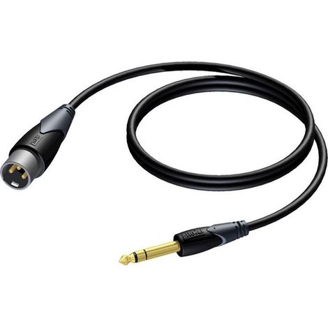 Câble audio stéréo CLA724 XLR (m) - Jack 6,35 mm (m) - 10 mètres (1/3)