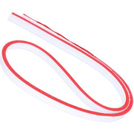 Flexibler Silikonstreifen 15 mm x 2 m, selbstklebende Wassersperre für Dusche und Badezimmer, nicht biegbare, wasserdichte Abdichtung, wasserabweisend, schimmelresistent. (1/5)