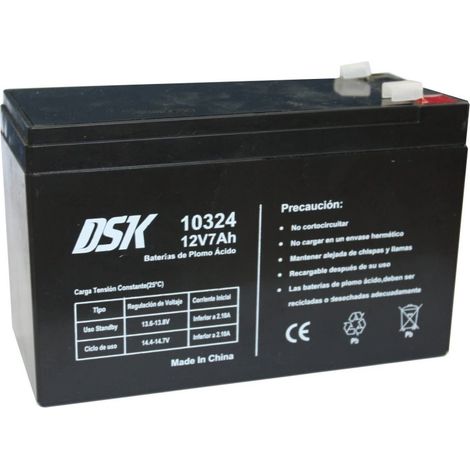 Batería  de 12V para Patinetes eléctricos (Batería de Gel 12v 7Ah L15xA9,4x6,5cm)