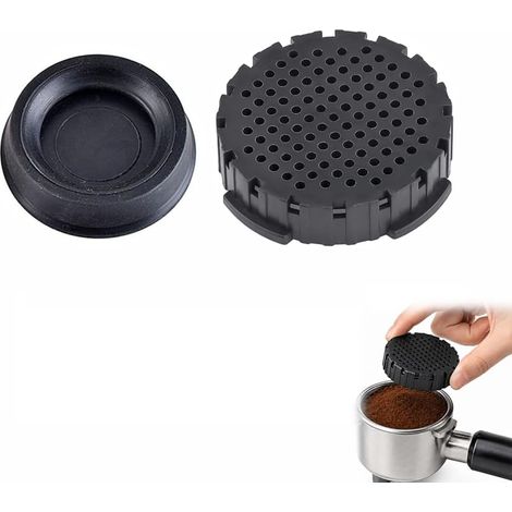 Pack of 2 Replacement Parts Compatible with AeroPress, 58 mm Silicone Piston Seal & Filter Cap, Food-Grade Rubber Accessories for Coffee Maker, Office & Home (1/5)