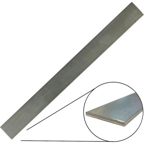 Flat Bar 25 mm x 3 mm x 300 mm T316 Stainless Steel - 300 mm Length (1/2)