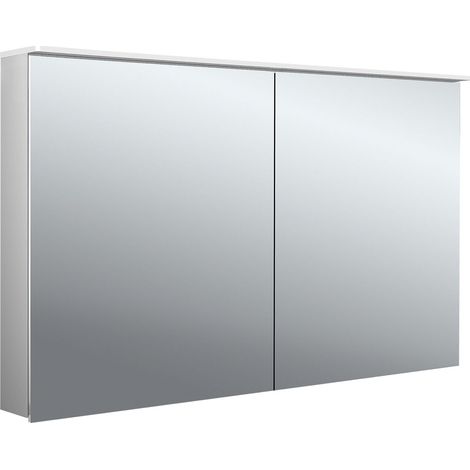 Armario con espejo iluminado emco flat 2 design LED con panel