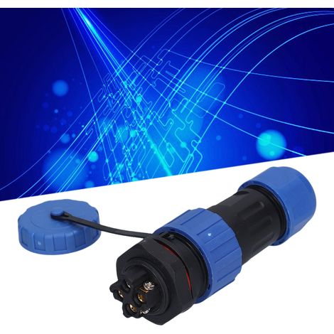 LP20 lötfreier mehradriger Stecker und Buchse, lötfreie Mutternausführung, IP68 wasserdichter Luftfahrtstecker und -buchse, 250 V, Φ6-12 mm², 4 Leiter. (1/5)