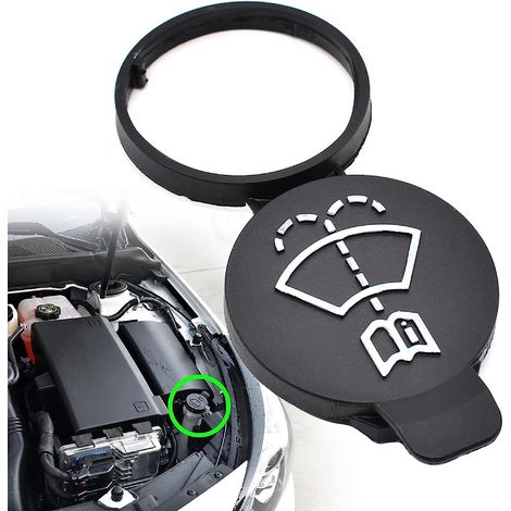 Black Replacement Windshield Washer Reservoir Cap for Chevrolet (1/5)