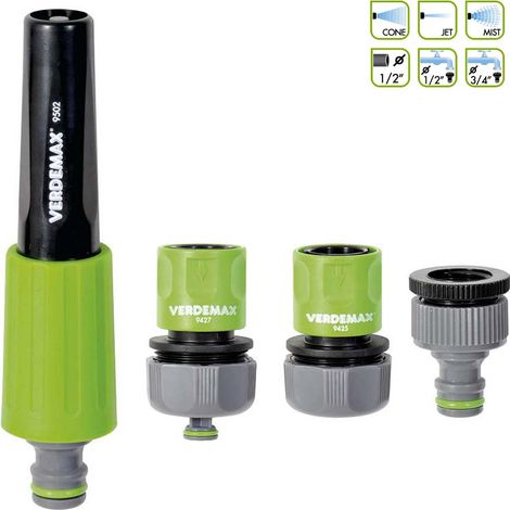 Set lancia e raccordi attacco rubinetto 1/2-3/4 Verdemax