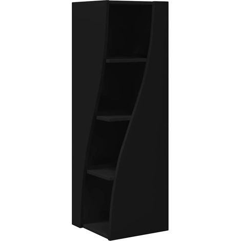 Maison Exclusive - Mobile angolare Nero 32x32x102cm Legno multistrato