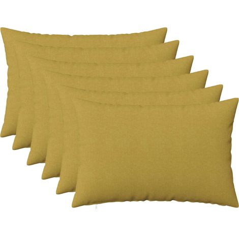 vidaXL Cushion with Pillow HEERLEN 6 pcs Light Green Fabric (1/5)