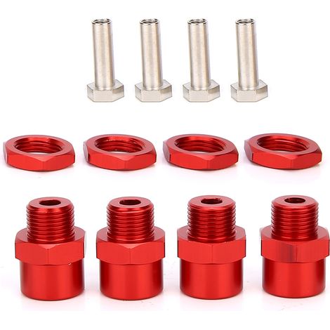 Adaptateur de conversion de moyeu de roue 12mm à 17mm pour voiture RC 1/10 Sakura D4 HSP 94123 (1/5)