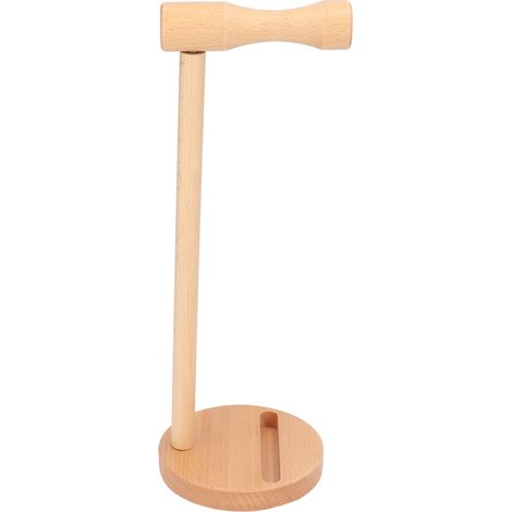 Kopfhörerständer aus Buchenholz, abnehmbarer Ständer für Audio-Kopfhörer, ideal für Zuhause oder Büro. (1/5)