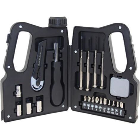 Kit de soudage et découpe à flammeKit D'outils De Réparation À Domicile, Ensemble D'outils À Main Avec Étui De Rangement En Forme De Baril D'huile - Outil De Réparation D'outils Manuels Portables À Do (1/4)