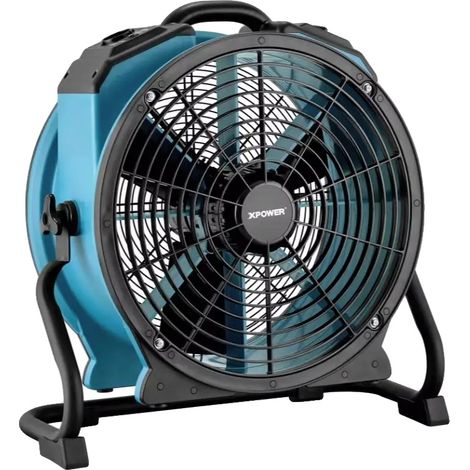 Ventola assiale, flusso d'aria ad alta velocità, design resistente, blu (1/2)