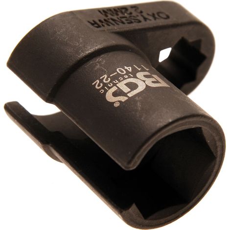 Bgs Technic – Douille ouverte 22 mm pour sonde lambda – Entraînement déporté 1/2 – Longueur 50 mm – Démontage facile des sondes lambda