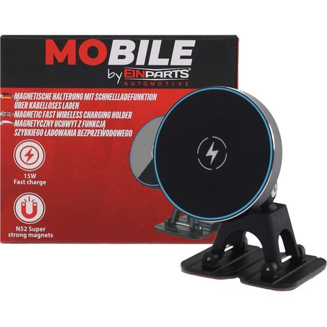 Soporte para teléfono con cargador inalámbrico QC 3.0 de 15 W EPMOB23 (1/5)