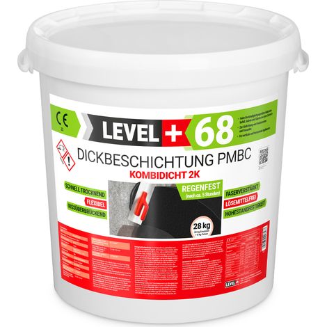 LEVEL+ Bitumen Dickbeschichtung PMBC Kombidicht 2K L+68 - 28KG (1/5)