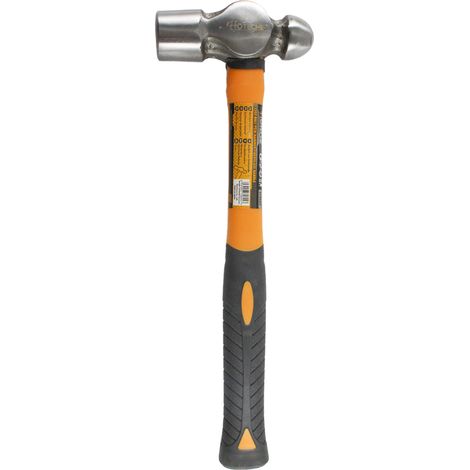 HOTECHE martillo bola 32 onzas m/fibra , Martillo de bola de 32 onzas con mango de fibra Hoteche Martillo fabricado en acero al carbono forjado Pulido con tratamiento térmi (1/5)