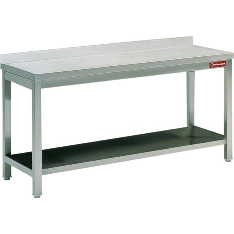 Table de travail et sous tablette + bord arrière - Diamond (1/3)