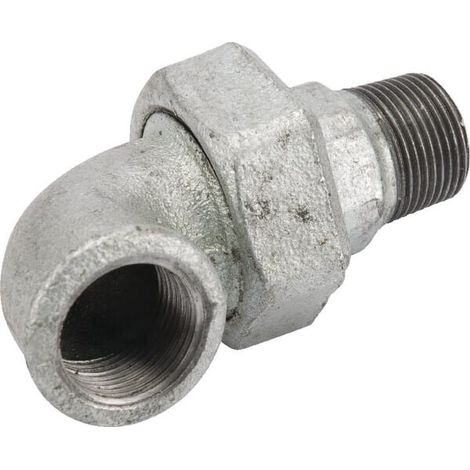 Collegamento a vite angolare 90° zincato filetto interno/filetto esterno 3/4" UNIVERSALE FG9734