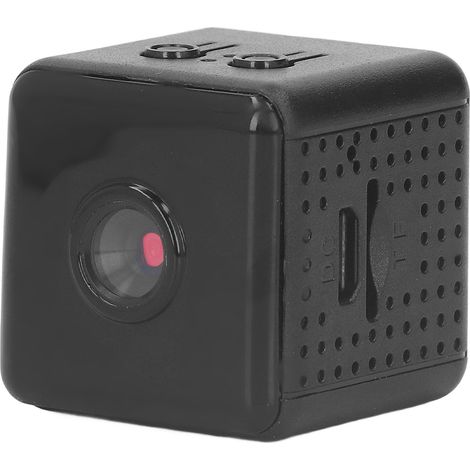 Mini caméra de sécurité sans fil Wi-Fi HD 1080p pour intérieur et extérieur, idéale pour la maison ou l'appartement. (1/5)