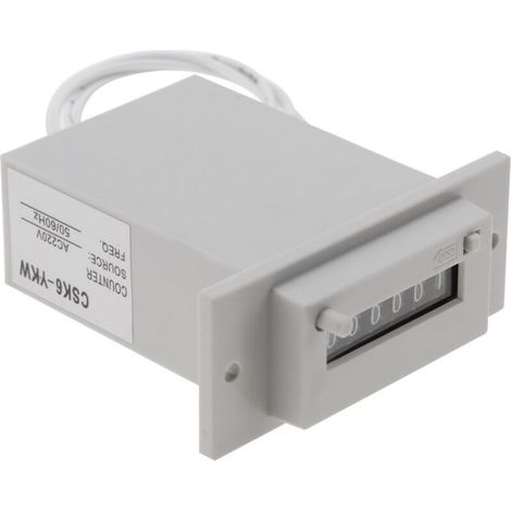 6-stelliger elektromagnetischer Impulszähler CSK6-YKW, Netzteil AC110V/AC220V/DC24V
