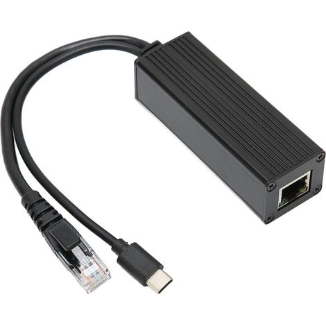 Séparateur PoE industriel gigabit en métal, alimentation 5V 2,5A, interface Type C (1/5)