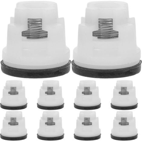 Clapet Anti-Retour pour Nettoyeur Haute Pression 10 Pièces en PP Blanc  Compatible Modèles de Nettoyeur, Remplacement Simple, Régule le Débit D’eau, Lot Pratique pour Entretien (1/5)