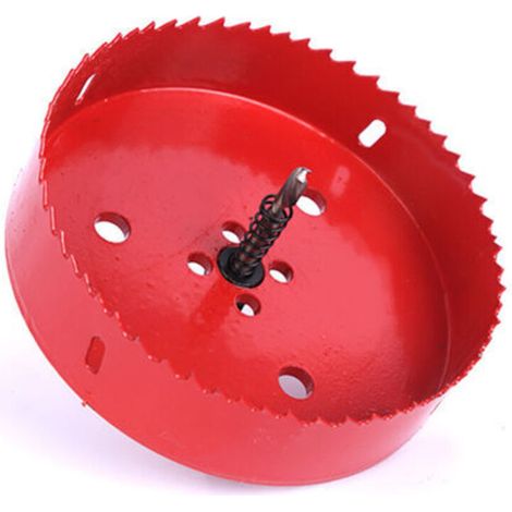 Scie Cloche Bi-Métal Ø 150 mm , acier rapide HSS M42, avec tige hexagonale et foret pour aluminium, fer et bois