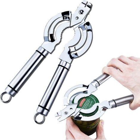 Ouvre-bocal, ouvre-bocal multifonctionnel pour les mains faibles