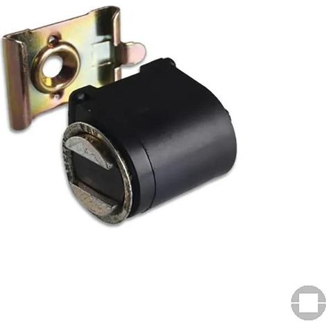 Arelec Pestillo ajustable acabado negro robusto