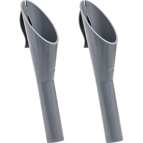 Lot de 2 entonnoirs de remplissage universels pour voiture, pour bidon diesel, entonnoir de carburant pour essence et huile, adaptateur de réservoir pour voiture (1/5)