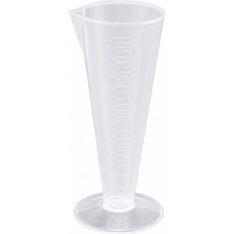 Verre doseur gradué 100 ml en PP, réf 044001 (1/5)