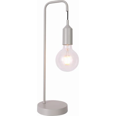 Lampada da tavolo Candellux LAREN grigio metallo E27 46cm (1/2)