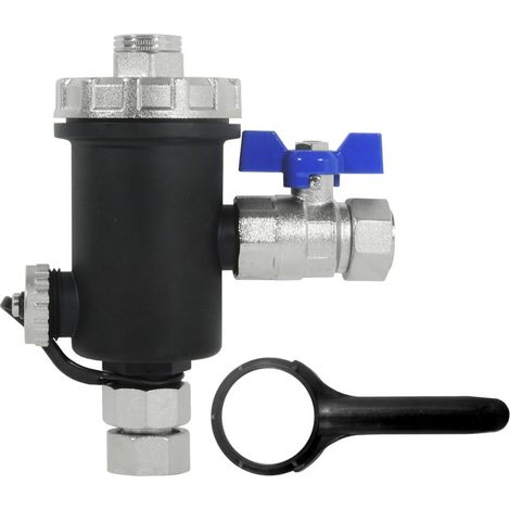Filtro separatore magnetico DN20 per impianti di riscaldamento centralizzato, per particelle di sporco e ruggine. (1/5)