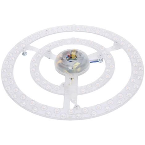 Pair - Panneau lumineux LED de remplacement pour ventilateur de plafond 13,2 pouces (33,5 cm) - PC - 3 couleurs réglables - Montage encastré - Rénovation possible (1/5)