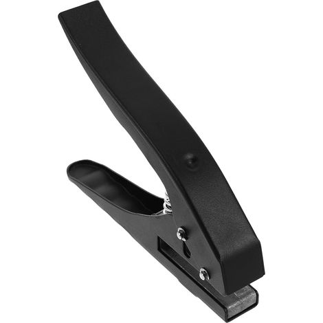 Round Hole Punch for PVC Lids and Fruit Boxes, Multipurpose Tool for Catering and Transportation, Ventilation Hole, Black (1/5)